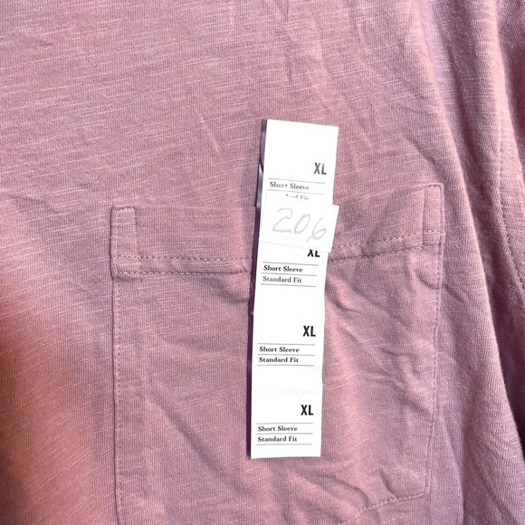 NWT Goodfellow & Co Men’s Short Sleeve Casual Button-Down in Orchid Size XL - Picture 9 of 13